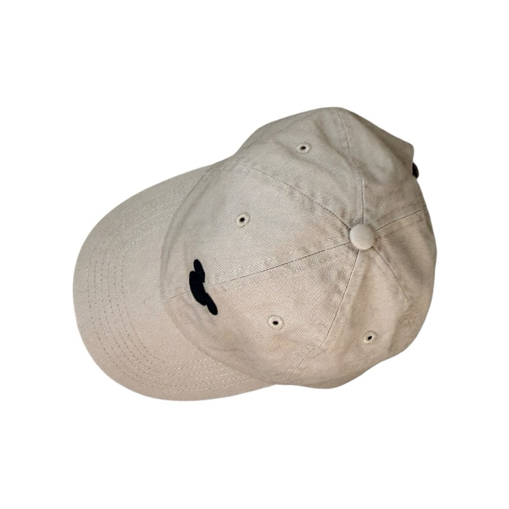Walt Disney World Mickey Mouse Logo Cream Hat Embroidered Neutral Basic OS - Picture 8 of 10